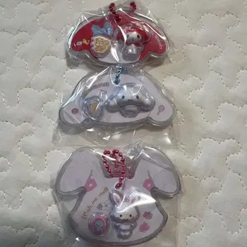 산리오 캐릭터즈 패키지 참 & 초코 보로 3종 세트