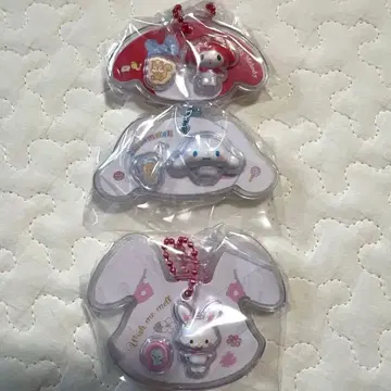 산리오 캐릭터즈 패키지 참 & 초코 보로 3종 세트