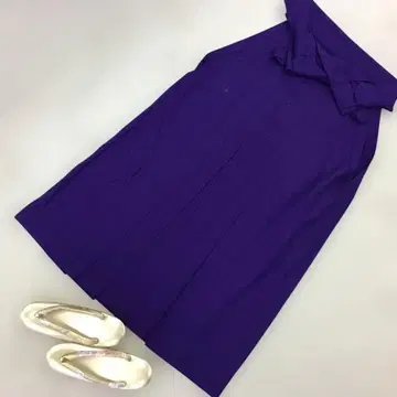 여성 하카마와 조리 세트 보라색 91cm 무지