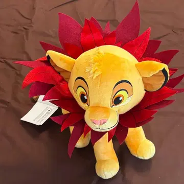 라이온 킹 LL 봉제 인형 잎사귀 갈기 Ver. 심바