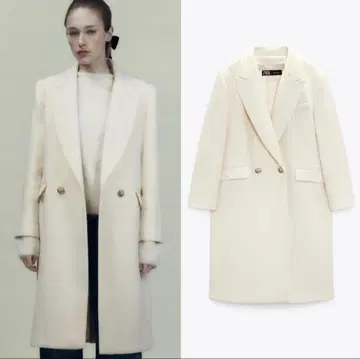 새상품 ZARA 프리미엄 울 코트 XS
