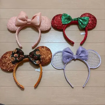 디즈니 머리띠 묶음 판매 (4개)