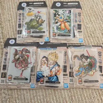 [ 5종 세트 ] 제일복권 드래곤볼 40th~그 두 번째~ F상 아클렉토