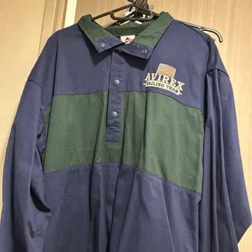AVIREX AR-75 세일링 팀 긴팔 셔츠