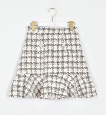 evelyn 하운드투스 체크 패턴 스커트