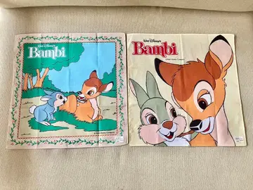 디즈니 밤비 손수건 2장 세트 레트로