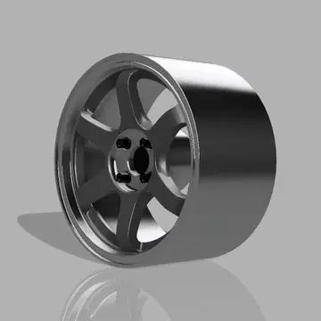 1/24 프라모델 휠 TE37 Sonic 타입