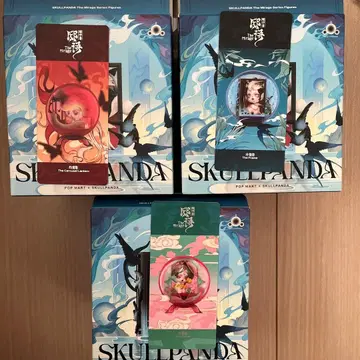 skullpanda popmart the mirage 세트 피규어