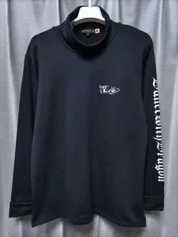 댄스 위드 드래곤 골프 모크넥 속기모 스트레치 블랙