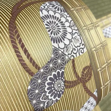 순수 실크 하카타 오리 나고야 오비 [ 자수 박 ]