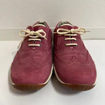 남성용 핑크 계열 스웨이드