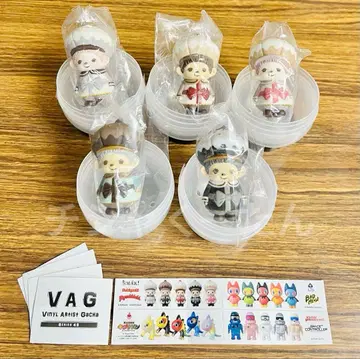 VAG45 몽치치 HAPPYGIFTBOX 가챠 소프트 비닐 전 5종 세트