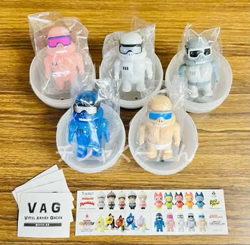 VAG45 스페이스 컨트롤러 가챠 소프트 비닐 전 5종 세트