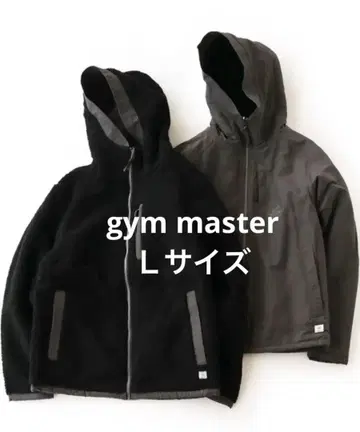 [ 새상품 ] gym master 짐 마스터 플리스 자켓 블랙 L 사이즈