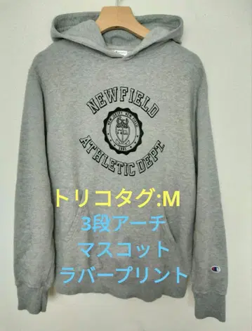 [챔피온] 트리코 태그 3단 아치 마스코트 러버 프린트 M