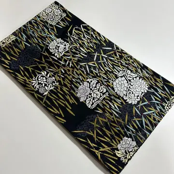 당초에 꽃 토끼의 고급스러운 후쿠로 오비 기모노 스키 구락부 436