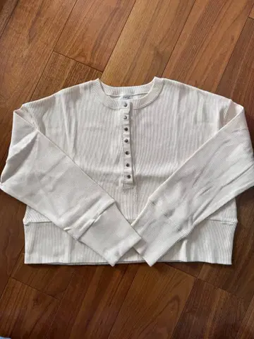 새상품 *.골지 헨리 숏 상의