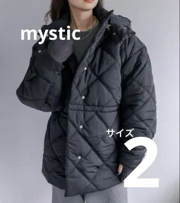 mystic 퀼팅 후드 코트 사이즈 2