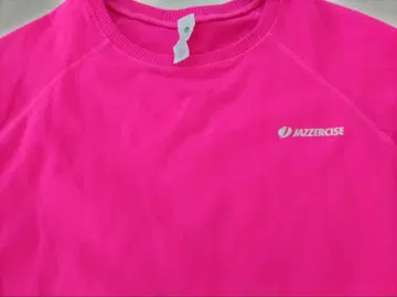 JAZZERCISE 반팔 티셔츠 핑크