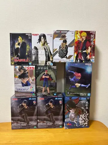 애니메이션 캐릭터 피규어 세트