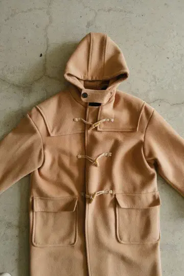 archive duffle coat caramel