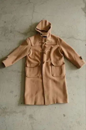 archive duffle coat caramel