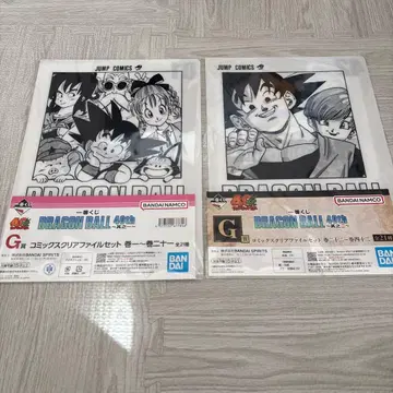 제일복권 드래곤볼 40th G상 클리어 파일 세트 1권 42권