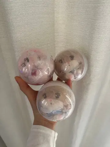 동물 캐릭터 캡슐 토이 3개 세트