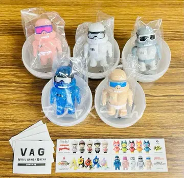VAG45 스페이스 컨트롤러 가챠 소프트 비닐 전 5종 세트