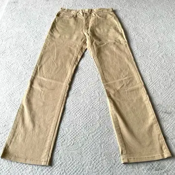 EDWIN 베이지 스트레이트 데님 팬츠