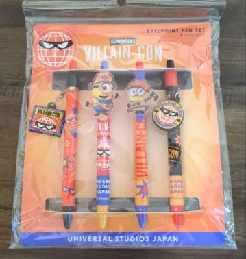 미니언 빌런 네이비 볼펜 세트 / USJ / 유니버셜