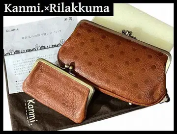 레어 한정판 콜라보 미사용 칸미 리락쿠마 가마구치 지갑 코인 케이스