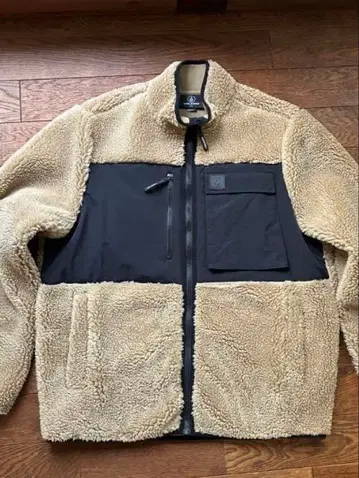 VOLCOM 플리스 자켓 M 베이지/블랙