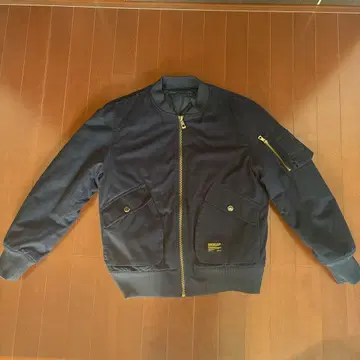 MA-1 자켓 네이비 프론트 지퍼