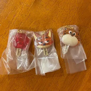 주토피아 아이스 캔디 참 3종 세트