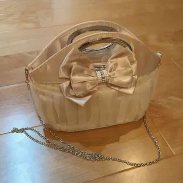 AIMER 파티 백 새틴 리본 백