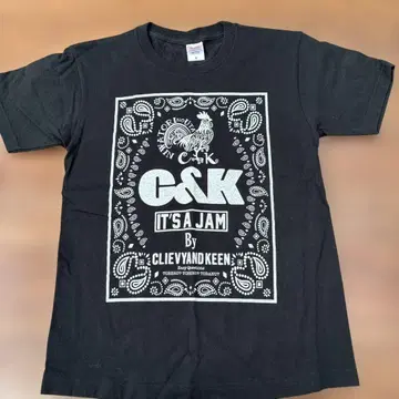 C&K 굿즈 It's a Jam 티셔츠 S 사이즈 블랙