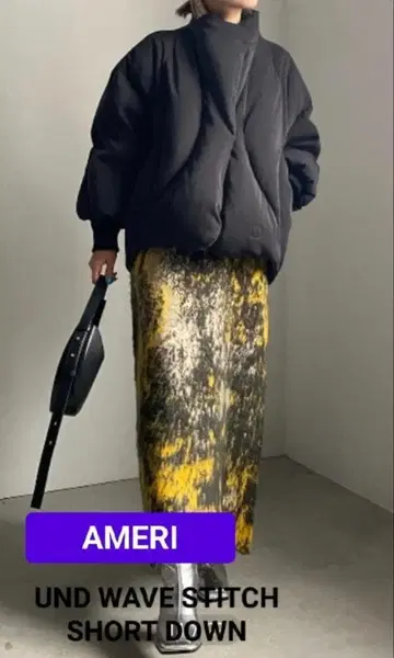 UND WAVE STITCH SHORT DOWN S 사이즈