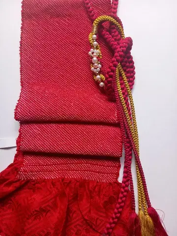 후리소데용, 허리띠, 오비 장식 천