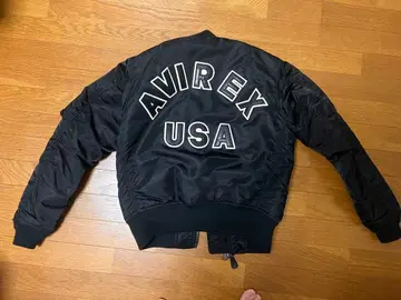 AVIREX MA-1 플라이트 자켓 블랙