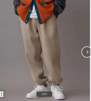 [ ADAM ET ROPE' ] 카노코 종이상자 스웨트 팬츠/M 사이즈