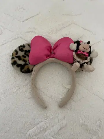 미니 마우스 레오파드 무늬 머리띠