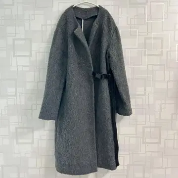 TRUNO by NOISE MAKER 버튼리스 노카라 코트