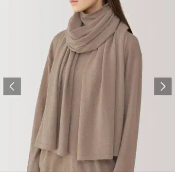 미사용 새상품 MUJI Labo 캐시미어 100% 니트 스톨 숄 완판템