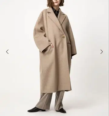 [ 미사용 ] conte 더블 브레스트 리버 코트