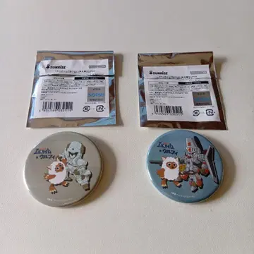 엘가임 캔뱃지 메~텔레 x 선라이즈 엘가임 x 루피 2종 세트