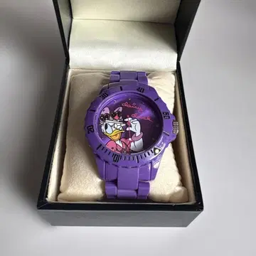 디즈니 리조트 데이지 손목시계 보라색 퍼플 워치 여성용