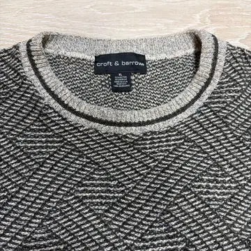 90s 00s croft&barrow 올 패턴 3D 코튼 니트 XL