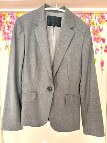 [ 새상품급 ] UNTITLED 그레이 스커트 수트 셋업 L