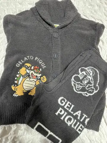 젤라또피케 쿠파 카우친 마리오 롱 팬츠 셋업